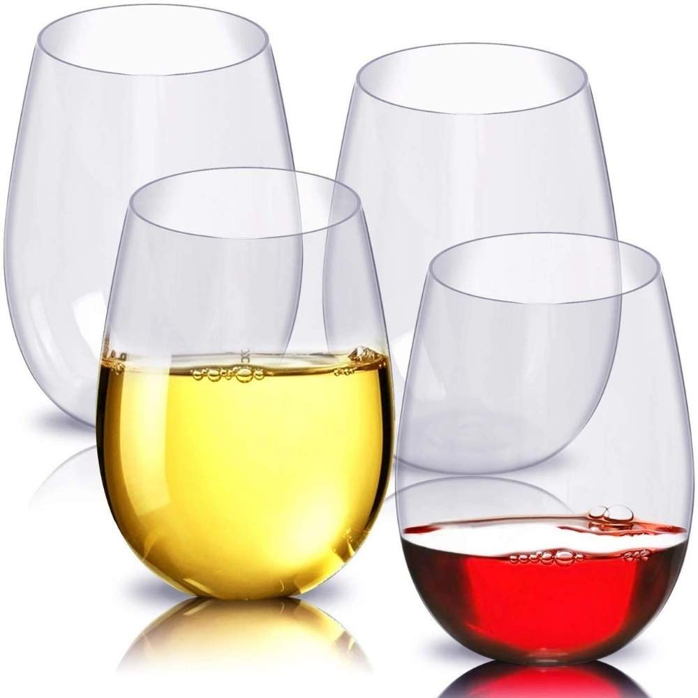 Plastic Stemless Wine Glasses: image 7
